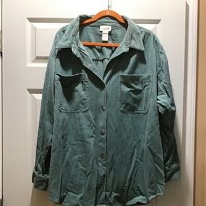 Corduroy Button Down Shirt